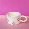 φλιτζάνι τσαγιού-lila flowers mug